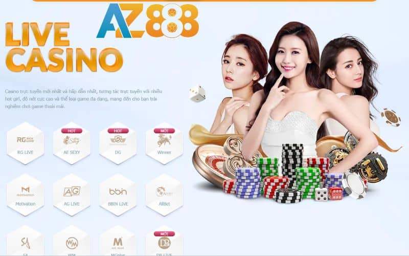 Casino AZ888 là một sân chơi cá cược trực tuyến vô cùng hấp dẫn Casino AZ888 là một sân chơi cá cược trực tuyến vô cùng hấp dẫn