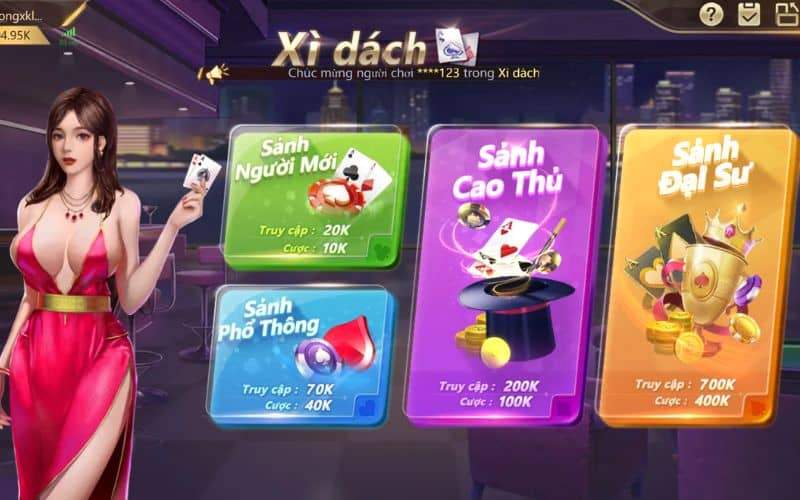 Các sảnh chơi bài xì dách online tại AZ888